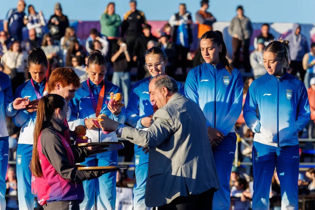 Las Leonas obtuvieron la medalla dorada de hockey en los Juegos Suramericanos 2026 - imagen de origen