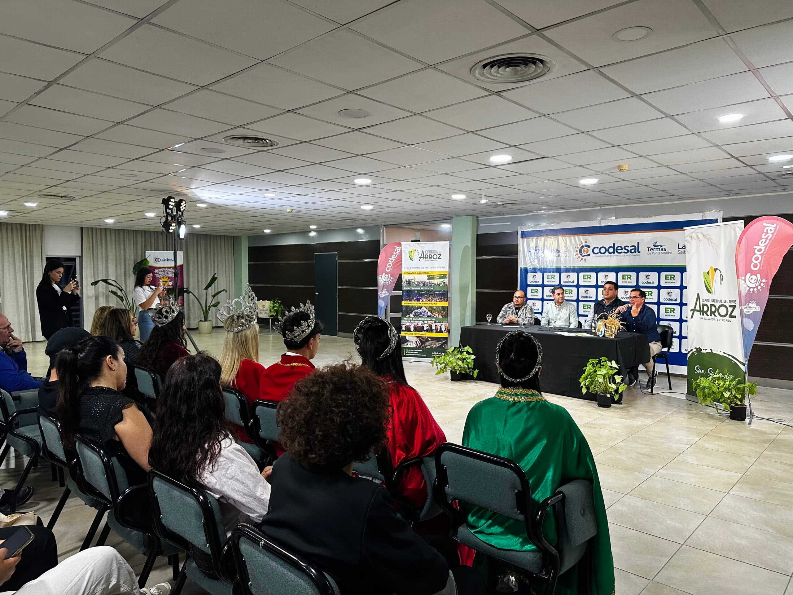CODESAL fue sede de la presentación de la XVIII Fiesta Nacional del Arroz - Cadena Entrerriana 96.5MHz LRS 798 - imagen de origen