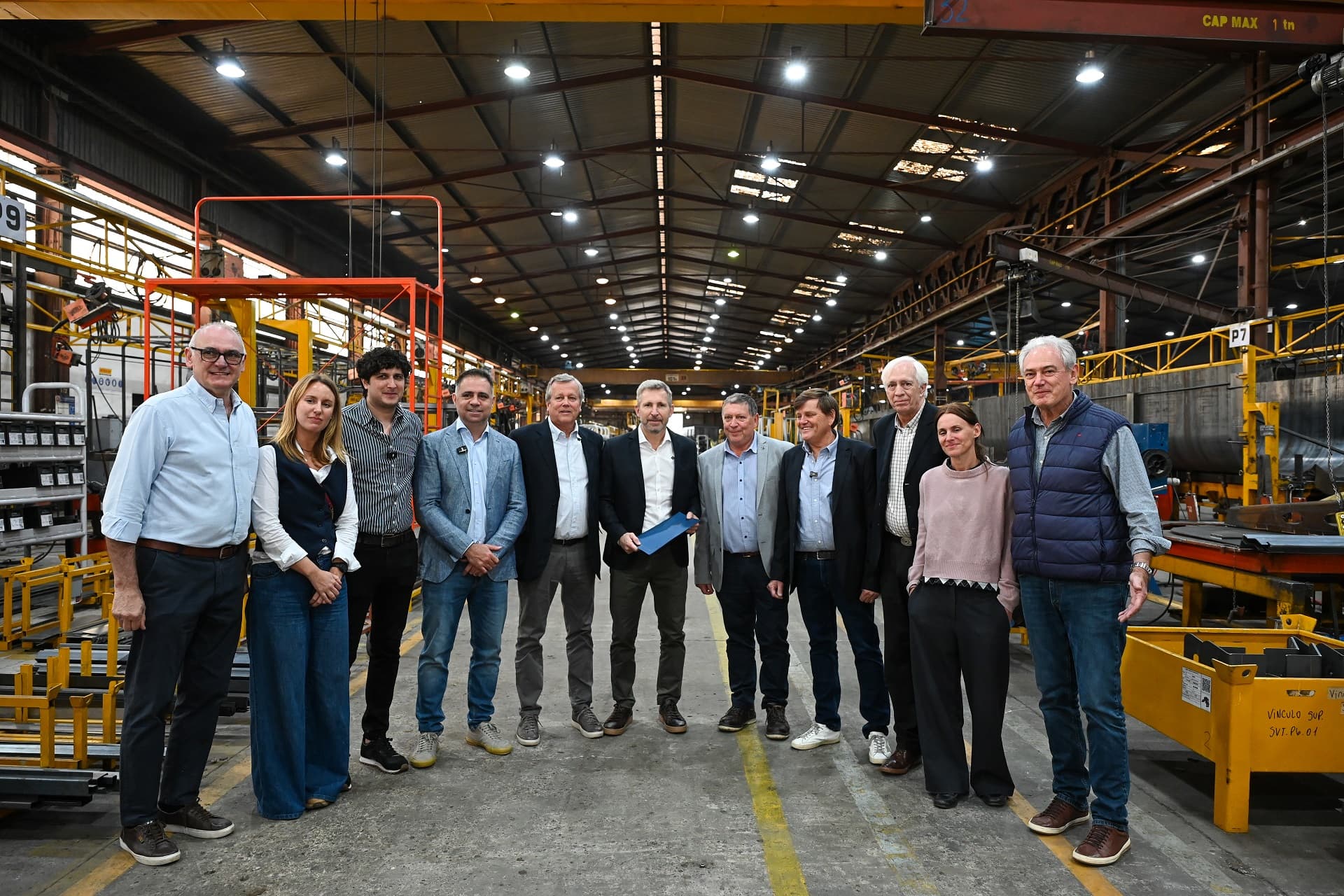 Frigerio entregó la adhesión al RINI a una metalúrgica de Gualeguaychú que proyecta invertir 9.500 millones - imagen del Gobierno de Entre Rios