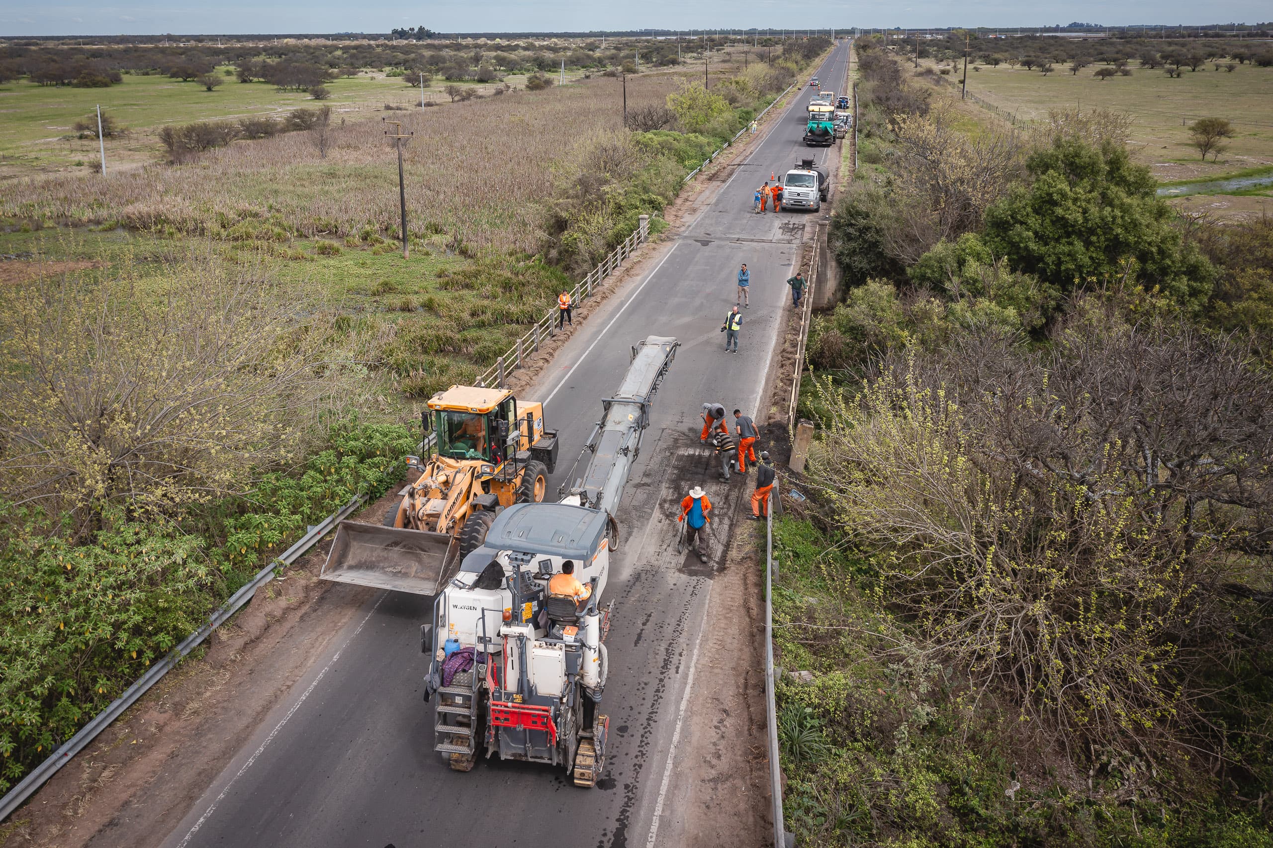 Más del 62 por ciento de avance en la mejora de seis rutas y un acceso - imagen del Gobierno de Entre Rios