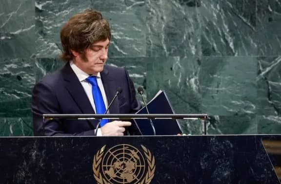 Milei calificó a la ONU como "una organización inútil" y remarcó que Malvinas "es una causa nacional" - imagen de origen