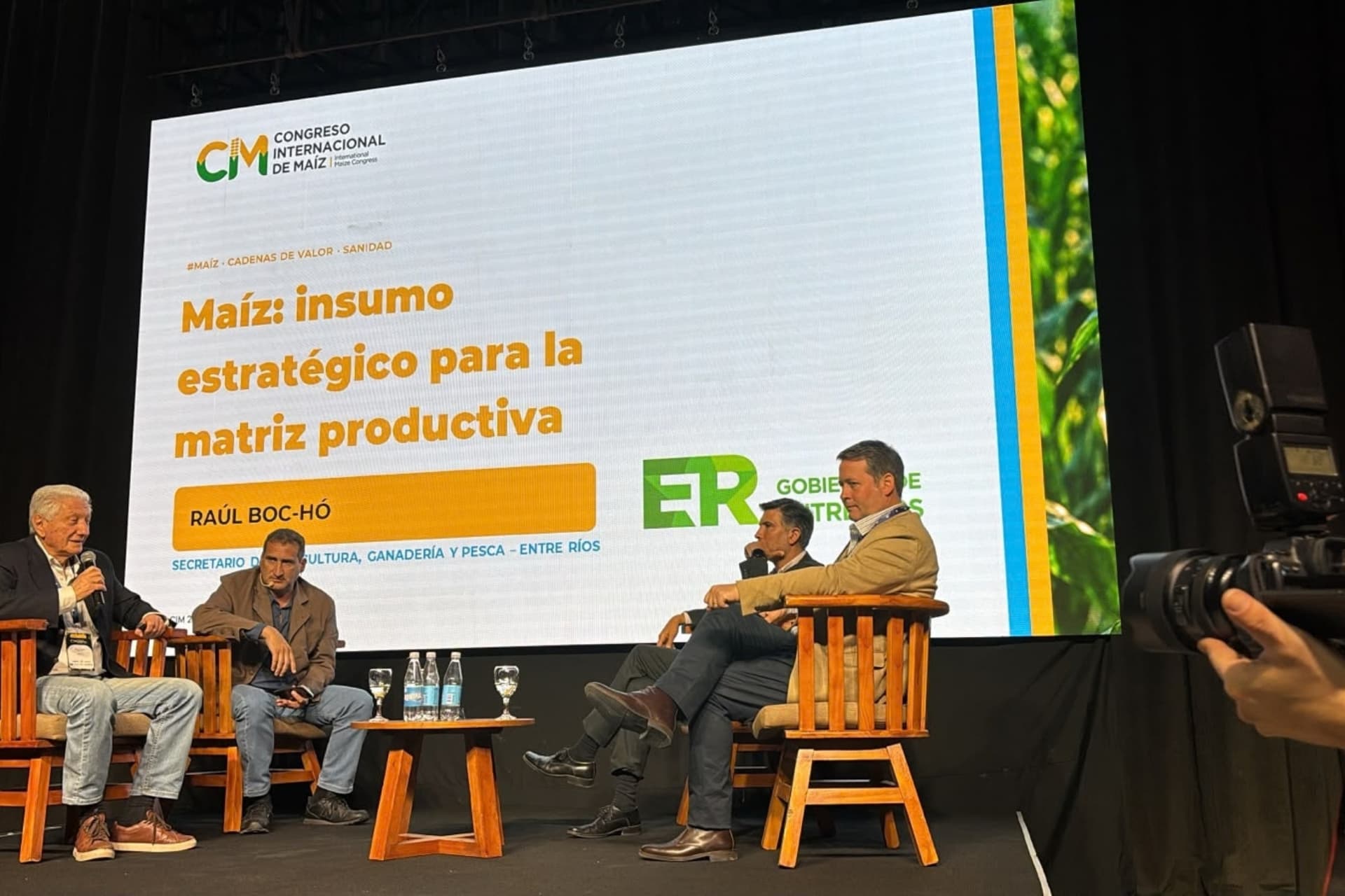 Entre Ríos expuso su radiografía del maíz en Córdoba - imagen del Gobierno de Entre Rios