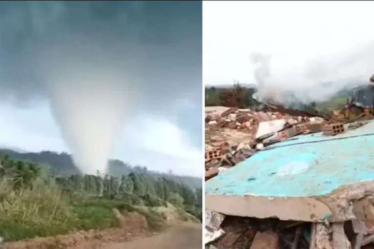 El Niño alcanzó un nivel muy fuerte en el sur de Brasil: hubo 9 tornados en cuatro meses - imagen de origen