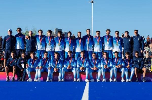 La selección argentina masculina de hockey venció a Chile y se consagró campeona suramericana - imagen de origen