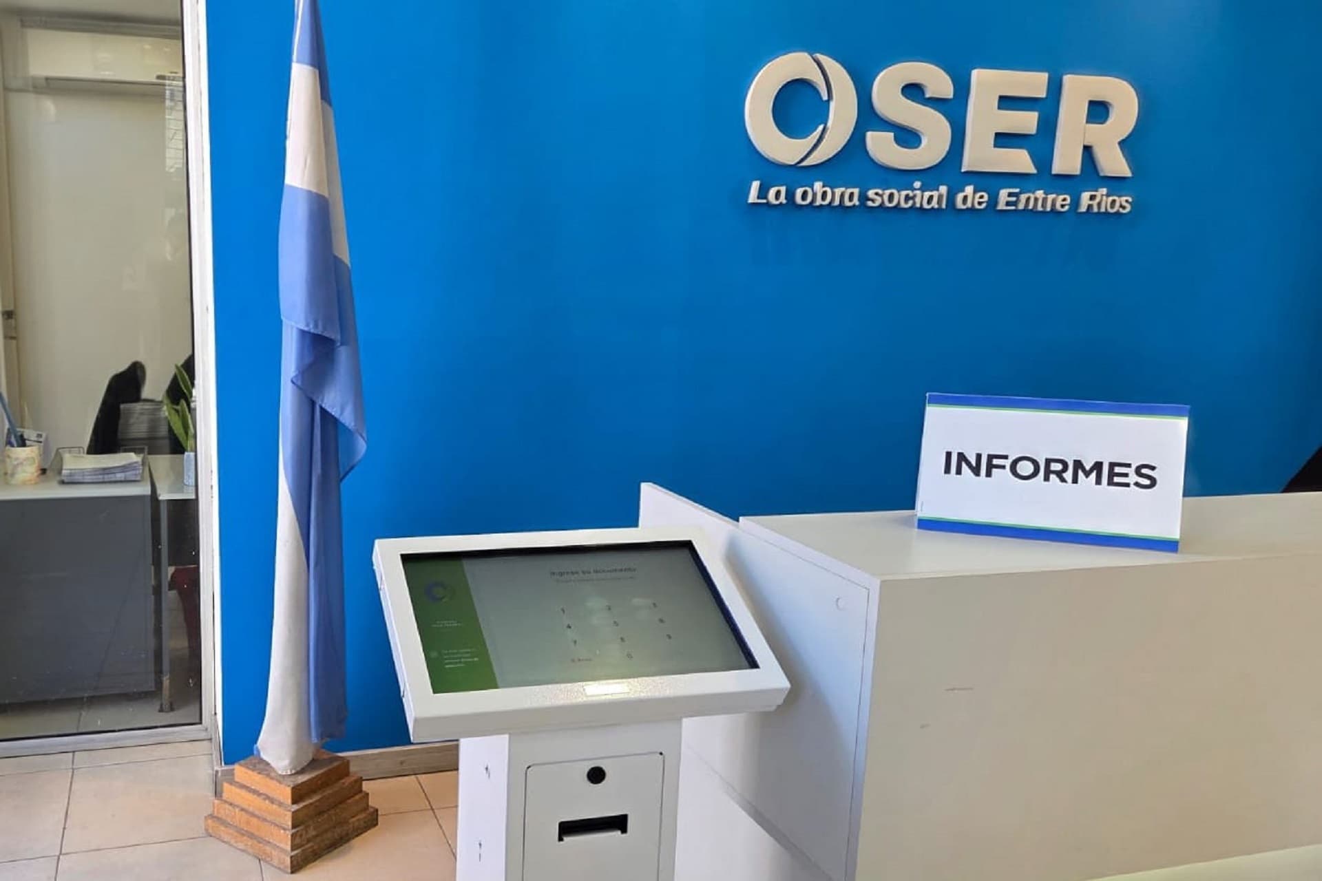 La renovada sede Paraná 1 facilita la atención con espacios prioritarios y turnos digitales - imagen del Gobierno de Entre Rios