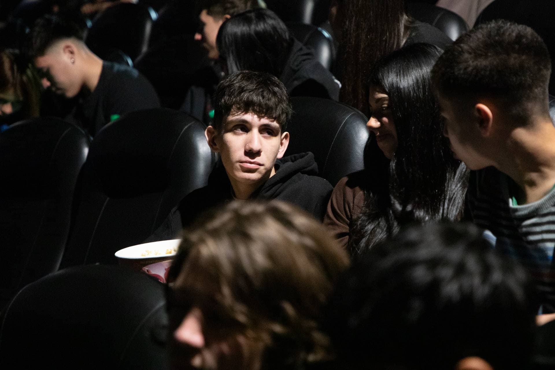 Camino al Ficerproyecta la película Rinoceronte para estudiantes secundarios - imagen del Gobierno de Entre Rios