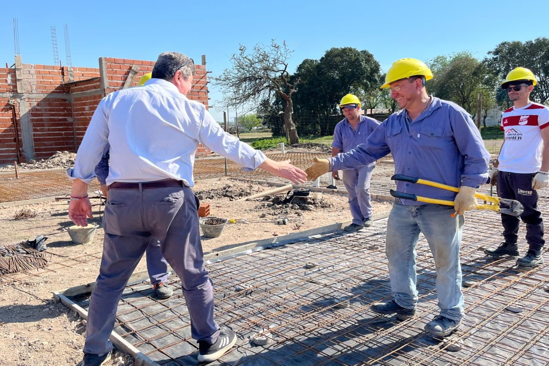 Son 19 las viviendas que el IAPV tiene en marcha en Nogoyá - imagen del Gobierno de Entre Rios