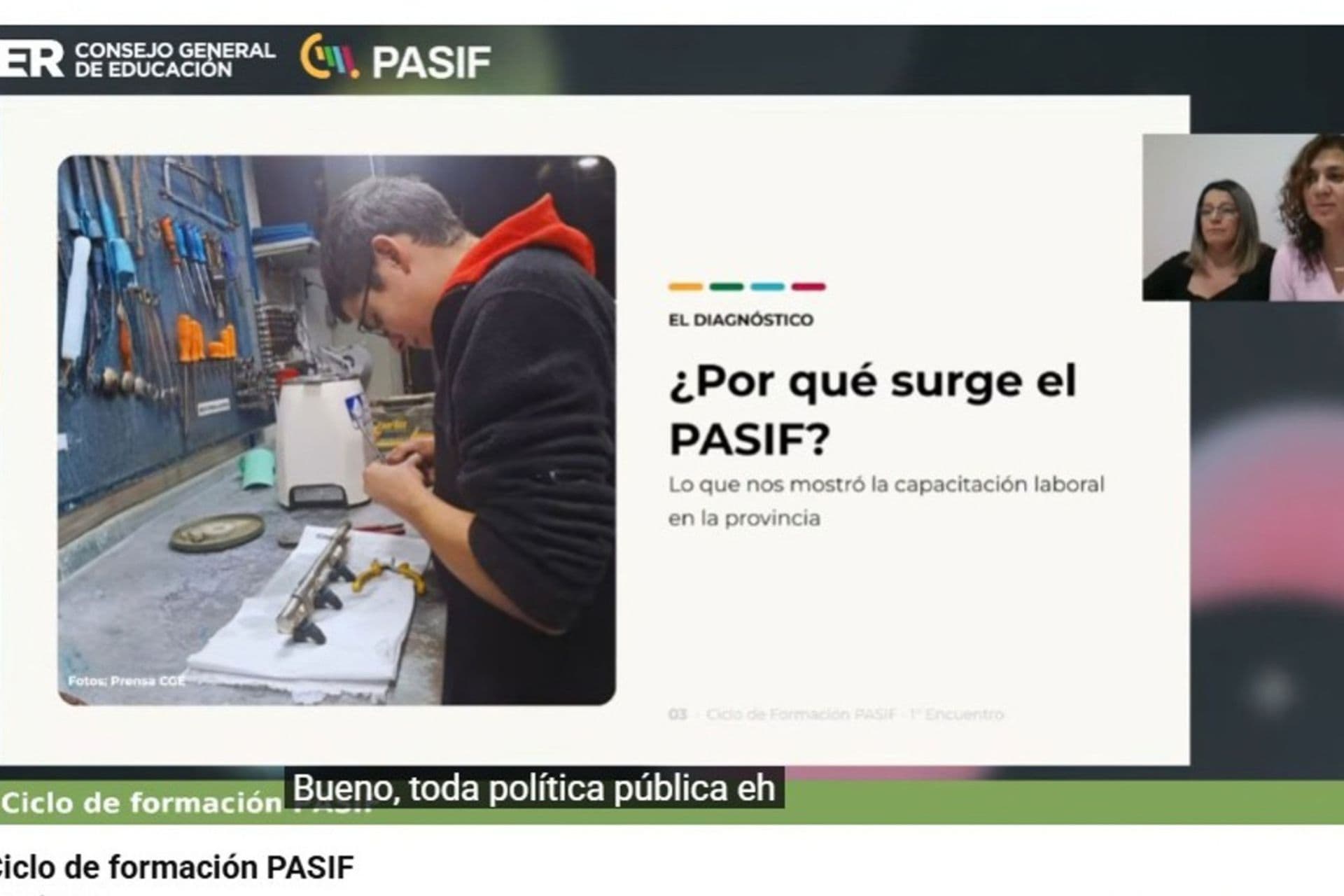 Avanza la capacitación a instructores y coordinadores laborales para vincular la educación con el trabajo - imagen del Gobierno de Entre Rios
