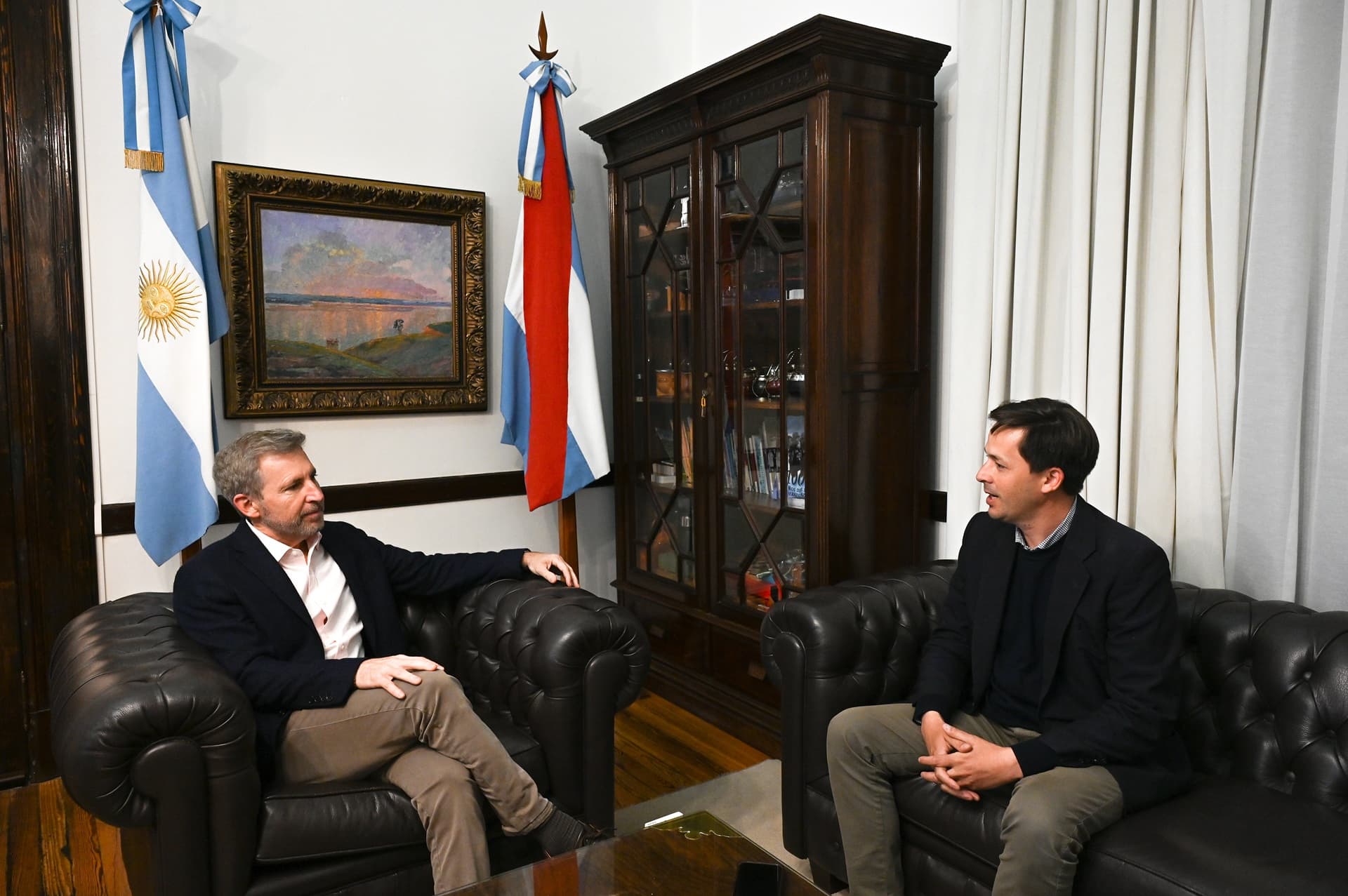 Frigerio y el intendente de Nogoyá coordinaron obras estratégicas de infraestructura y conectividad para la ciudad - imagen del Gobierno de Entre Rios